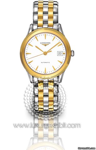 Longines Flagship Stainless Steel and 18kt Gold-tone Mens Watch L4.774.3.22.7 watches