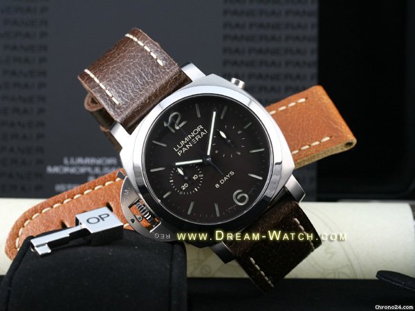 Panerai Luminor 1950 Chrono Monopulsante Lefth-Handed 8 Days PAM345N watches