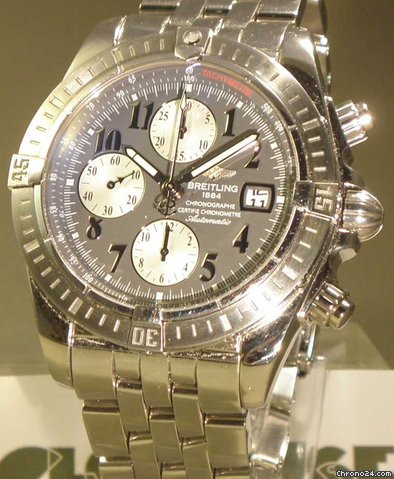 Breitling Chronomat Evolution Chrono Stahl B&P watches