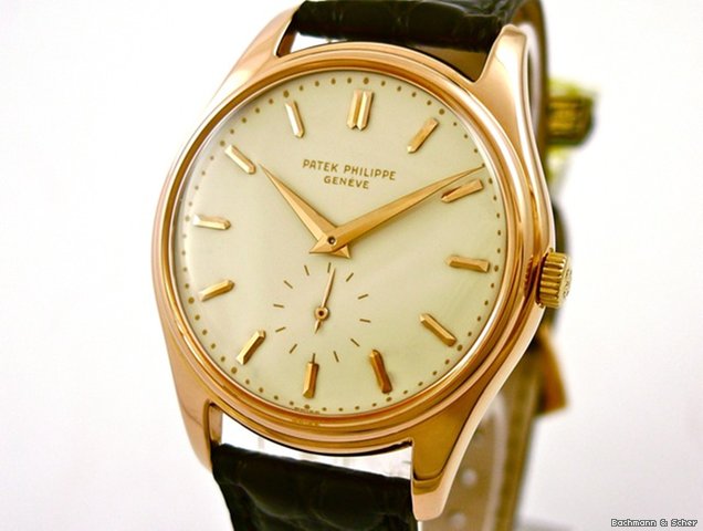 Patek Philippe Calatrava Ref.: 2526 rose gold, enamel dial, Cal.: 600 watches