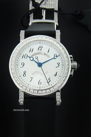 Breguet White Gold Marine Automatic Diamond Watch 8818bb watches
