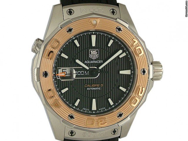 TAG Heuer Aquaracer 500m Caliber 5 Stahl/Rosegold 43mm watches