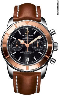 Replica Breitling Superocean Heritage Chronographe 44 Leather Strap Watch