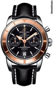 Breitling Superocean Heritage Chronographe 44 Leather Strap watches