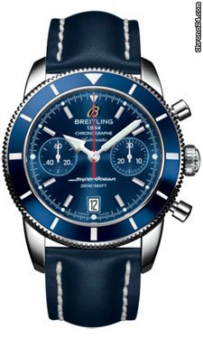 Breitling Superocean Heritage Chronographe 44 Leather Strap watches