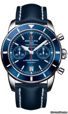 Breitling Superocean Heritage Chronographe 44 Leather Strap watches