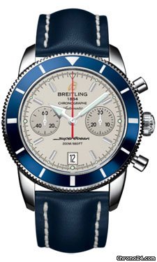 Breitling Superocean Heritage Chronographe 44 Leather Strap watches