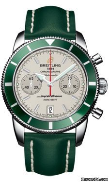 Breitling Superocean Heritage Chronographe 44 Leather Strap watches