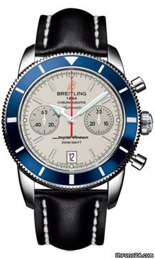 Breitling Superocean Heritage Chronographe 44 Leather Strap watches