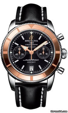 Breitling Superocean Heritage Chronographe 44 Leather Strap watches