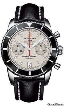Breitling Superocean Heritage Chronographe 44 Leather Strap watches