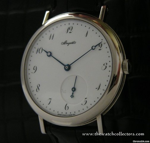 Breguet Classic White Gold Enamal Dial Grand Feu "Ref.5140 BB/12/9W6 . Full Set 2011 watches