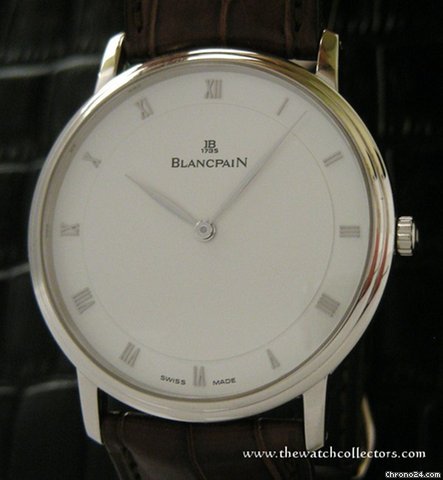 Blancpain Classic Villereret Jumbo Big Size 40 mm White Gold "Full Set" 2005 watches