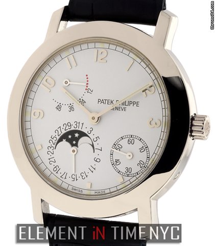 Patek Philippe Complications Moonphase Power Reserve 5055G B+P watches
