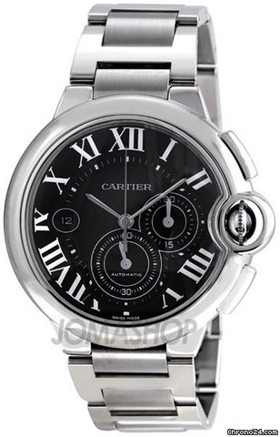 Cartier Ballon Bleu Black Dial Chronograph Mens Watch W6920025 watches