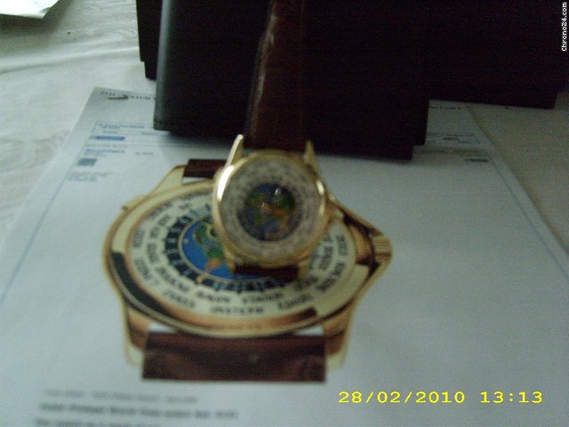Patek Philippe Weltzeituhr mit Emaille Cloisonne watches
