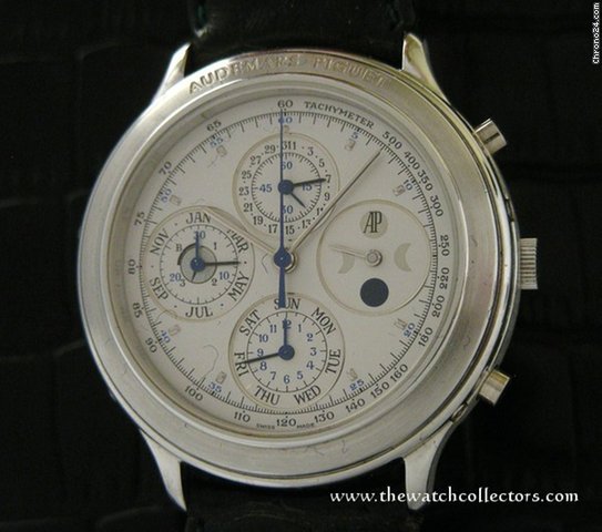 Audemars Piguet Platinum Chronograph Perpetual Calendar "Ref.25695" watches
