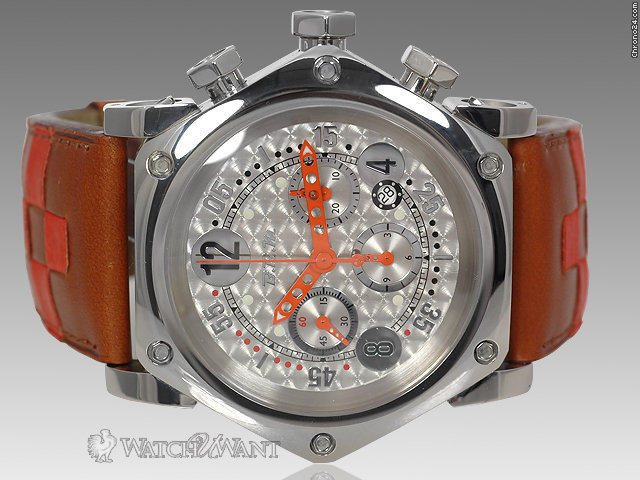 B.R.M SCR-48 GT Automatic Chronograph - Ref SCR48 - 48mm Stainless Steel Case - Special Carbon Fiber Dial - Brand New watches
