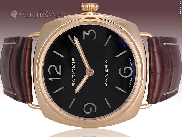 Panerai PAM 231 I - Radiomir Base - 45mm 18k Rose Gold - Boxes/Papers100% Complete - Discontinued Model watches