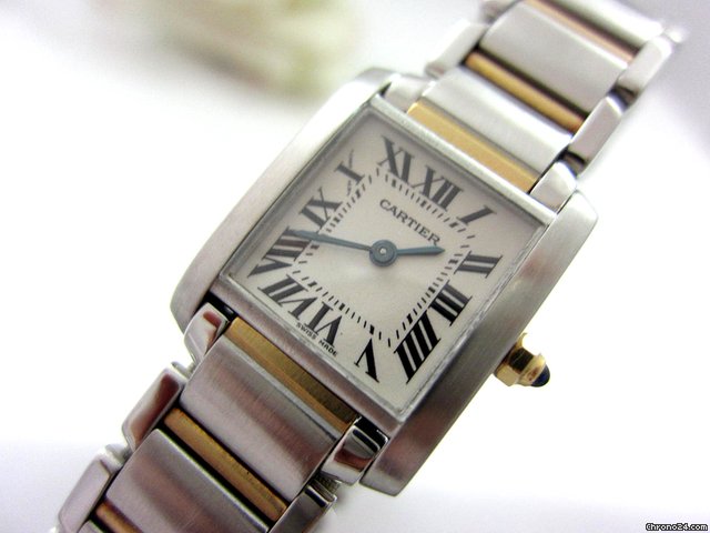 Cartier Tank Francaise Stahl /Gold watches