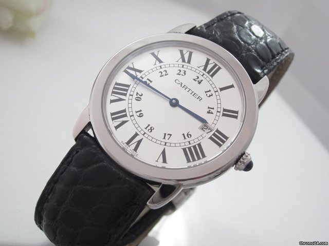 Cartier Solo Ronde Edelstahl watches