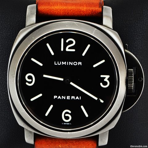 Panerai PAM0009 OP6521 LUMINOR BASE PVD B L DIAL watches