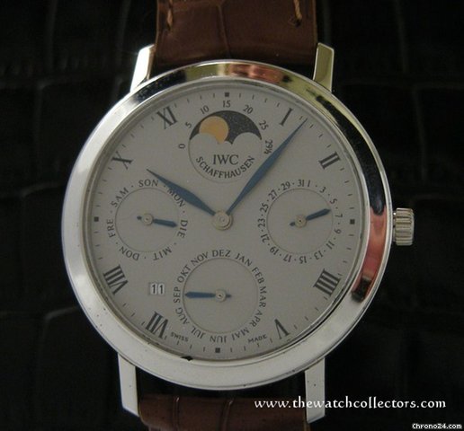 IWC Exceptionnal Romana Platinum Perpetual Calendar "Ref.2050" Full Set watches