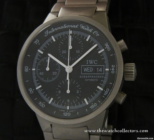 IWC GST Aquatimer Chronograph Auto Titanium"Ref.3707" Etat Exceptionnel watches