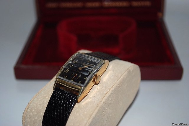 Longines 14k Solid Gold Gents Art Deco Vintage Watch watches