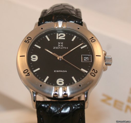 Zenith Espada Stahl Lederband watches