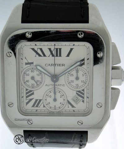Cartier Santos 100 Grande modele Cronografo watches