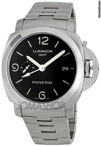 Panerai Steel Luminor 1950 GMT Watch PAM00329 watches