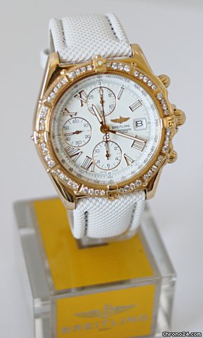 Breitling Windrider Crosswind 18k Gold 92 Brillianten watches