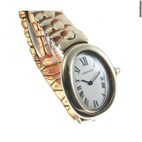Cartier Baignoire 750er Gelbgold watches