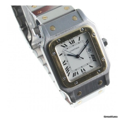Cartier Santos Herren Stahl / 750 Gold watches