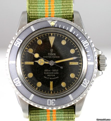 Tudor Submariner chemin de fer gilt watches