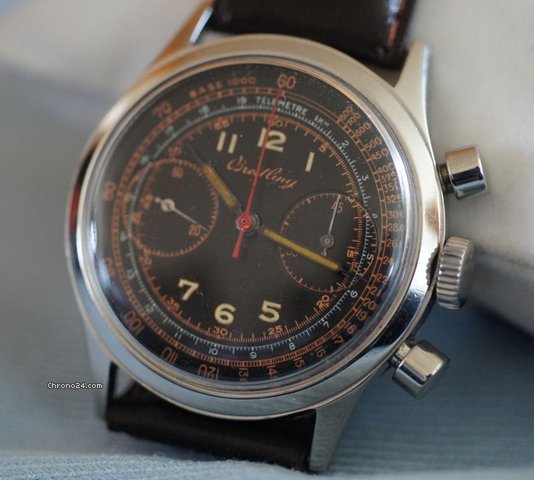 Breitling 777 Vintage Chronograph Black watches