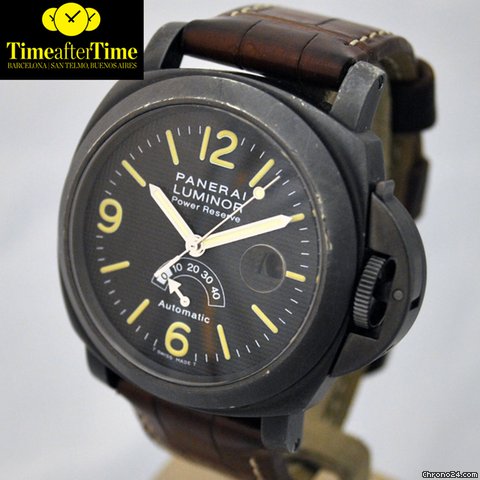 Panerai LUMINOR PVD POWER RESERVE LIMITED EDITION SERIAL A watches