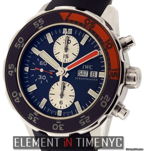 IWC Aquatimer Chronograph Stainless Steel IW3767-04 B+P watches