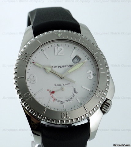 Girard Perregaux Sea Hawk II SS/Rubber watches