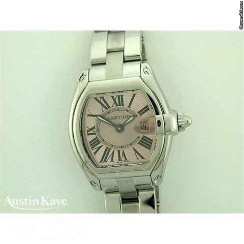 Cartier Roadster steel quartz on bracelet watches