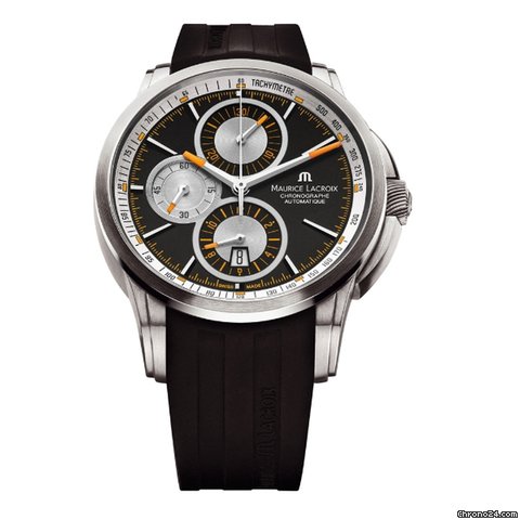 Maurice Lacroix Uhren Pontos Chronographe Titanium, PT6188-TT031-330 watches