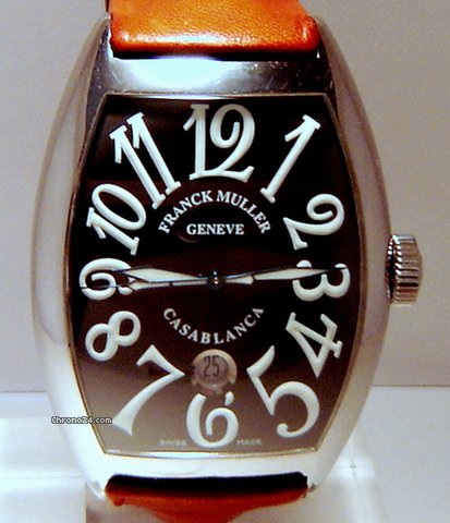 Franck Muller CURVEX CASABLANCA 8880 C DT UOMO ACCIAIO PELLE watches