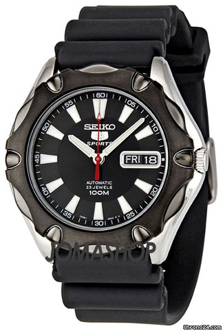 Seiko 5 Sports Black Dial Automatic Mens Watch SNZG93 watches