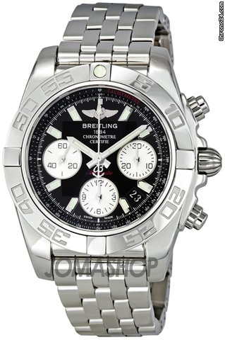 Breitling Chronomat 41 Black Dial Automatic Mens Watch AB014012-BA52SS watches
