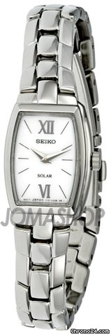 Seiko Solar Quartz Tonneau Ladies Watch SUP075 watches
