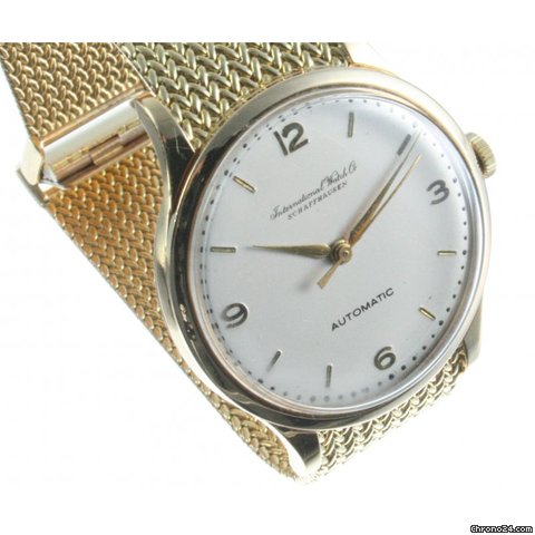 IWC Automatik Herrenuhr 750er Vollgold watches