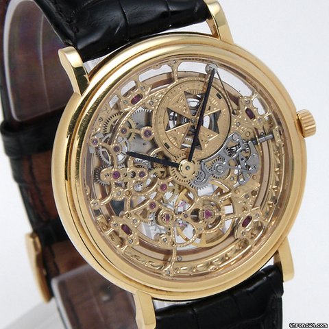 Vacheron Constantin Squelette, automatique, or jaune watches