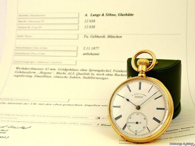 A. Lange & Sohne L'Epin, 18k Yellow Gold, 1B Quality watches