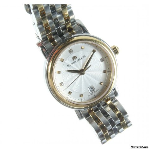 Maurice Lacroix "Les Classiques" Damenuhr Stahl / vergoldet Ref. LC1012 watches
